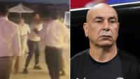 Egypt boss Hossam Hassan ‘collapses due to extreme stress as his TWO wives brawl at bar’ then immediately divorces one