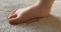 There are so many changes that occur in a child's feet in one year