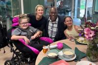 Martin House patients treated to meals prepared by Ainsley Harriott as chef visits Leeds children’s hospice