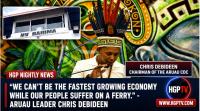 “We Can’t Be A Fast-Growing Economy While Our People Suffer On A Ferry.” – Aruau Leader Chris Debideen