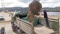 Murmansk fishermen send fishing nets to the war zone