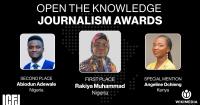 African Journalists Receive ‘Open The Knowledge’ Awards From ICFJ And Wikimedia Foundation