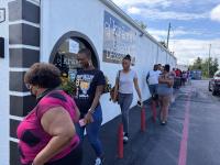 Craving Krave. Folks line up ahead of regular opening of Warner Robins restaurant