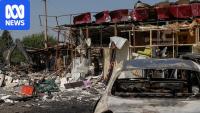 Ten killed after Russian missiles hit shops in Ukrainian village