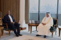 Al-Kuwari meets foreign minister of Bangladesh, finance minister of Grenada