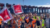 German Seaports Paralyzed by Daylong Strike Over Contract Impasse