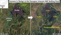 Satellite images show growing waste buildup at North Korea’s uranium plant