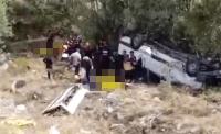 Seven dead after two bus crashes in Turkey as one coach smashes into back of lorry & other motor rolls down steep bank