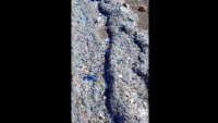 Hellish scenes in Cyprus as Turkey’s problem with mountains of imported plastic waste washes ashore