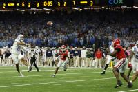 Georgia, Ole Miss announce on-field logo sponsorship with major insurance company