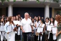 Awards ceremony for  "Top 100 Students of Armenia" competition  held  in Yerevan 