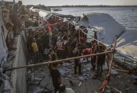 Israeli drone strike on crowded Gaza cafe kills multiple Palestinians