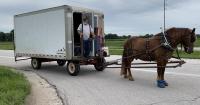 Montana man’s 20-year trek with horse, wagon brings him through northeast Missouri