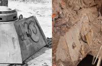Captured German Panther tank found buried beneath Russian University