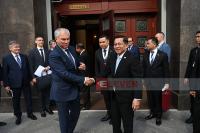 Myanmar President Meets Russian State Duma Speaker in Moscow