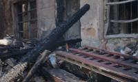 Abandoned Building Goes Up in Flames Overnight