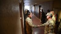 Weimer Checks on Living Conditions During Hawaii Visit