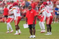 Bieniemy jokes wife urged him to rejoin Chiefs as she recovered from being shot at their Virginia home