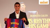 Spain's World Cup-winning captain Rodri officially joins Barcelona from Manchester City, eyes Champions League glory