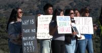 Farmworkers rally outside Lompoc winery festival, demanding $26 an hour and fair recognition