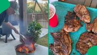 “Did I do it right?”: Food creator Uncle Kent hosts a full South African braai at his US home