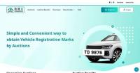 Online Vehicle Registration Marks Auction Scheduled for September 3-7; Registration Required for Bidders.