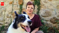 Oklahoma woman finds missing dog 1,100 miles away in North Carolina after nearly two weeks, and no one knows how he got there