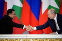 Russia’s Putin and Myanmar regime leader discuss expanded energy ties as ruble transactions grow