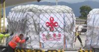 Bogota residents express gratitude to China's quake relief supplies for Colombia