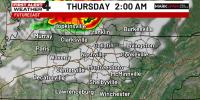 First Alert Weather Day: Isolated severe storms possible south of I-40