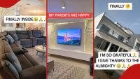 Canada-based Kenyan man moves parents to beautiful mansion, shares adorable photos