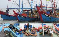 Three Trawlers, Nine Myanmar Crew Members Detained At Pulau Pasir Hitam - MMEA