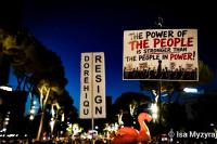 Protesters continue to repeat demands for the resignation of Albanian Prime Minister Rama
