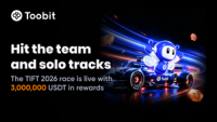 Toobit Opens TIFT 2026 Team and Solo Championships