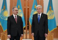 Azerbaijani Ambassador presents his credentials to Kazakh President