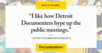 Get trained to document local government meetings and get involved in Detroit 