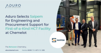 Aduro Selects Saipem for Engineering and Procurement Support for First-of-a-Kind HCT Facility at Chemelot