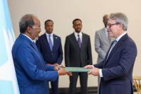 Somali President receives credentials from seven new ambassadors