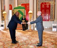 His Majesty the King Receives Credentials from New Congolese...