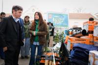 Daniela Vilar and Axel Kicillof promote environmental management in San Vicente with equipment delivery