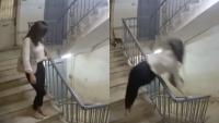 'Is That a Jinn?': Woman’s Mysterious Fall Down Staircase in Egypt Sparks Supernatural Debate - WATCH