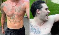 Brooklyn Beckham reveals he's inked over his tattoo tribute to estranged mum Victoria as he takes to social media to show off his new floral design