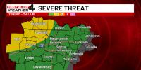 First Alert Weather Day: Strong to severe storms early Thursday morning, evening