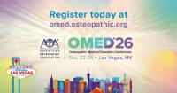 American Osteopathic Association Names 2026 Award Recipients, to be Honored at OMED26 in Las Vegas