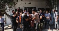 Israeli strike kills nine Palestinians including teen at police station in Gaza, say medics