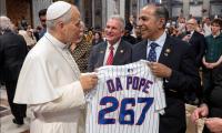 Raja Krishnamoorthi Takes Cubs Jersey To Vatican