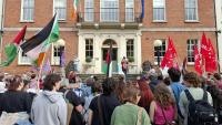 Protest calls for Palestinian students to get Irish visas