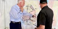 Lombardo tours wildfire damage, thanks first responders