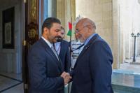 Visiting Iraq, Iran’s parliament speaker hails ‘new order’