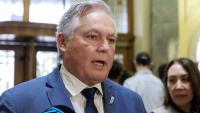 Police Minister Mark Mitchell accuses Police Association of political shots during pay talks